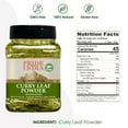 thumbnail image 3 of Pride Of India- Natural Curry Leaf Powder Ground - 7 oz Resealable Pouch - Authentic Indian Spice Blend - Used in Soups, Stews, Chutneys and Rice etc. - Offers Best Value for Money, 3 of 5