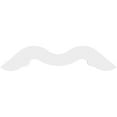thumbnail image 2 of Ekena Millwork 48"W x 20"H x 1"P (10/12) Pitch Midway Architectural Grade PVC Gable Pediment, 2 of 5