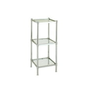 Neu Home 3 Tier Freestanding Tempered Glass Shelving Tower