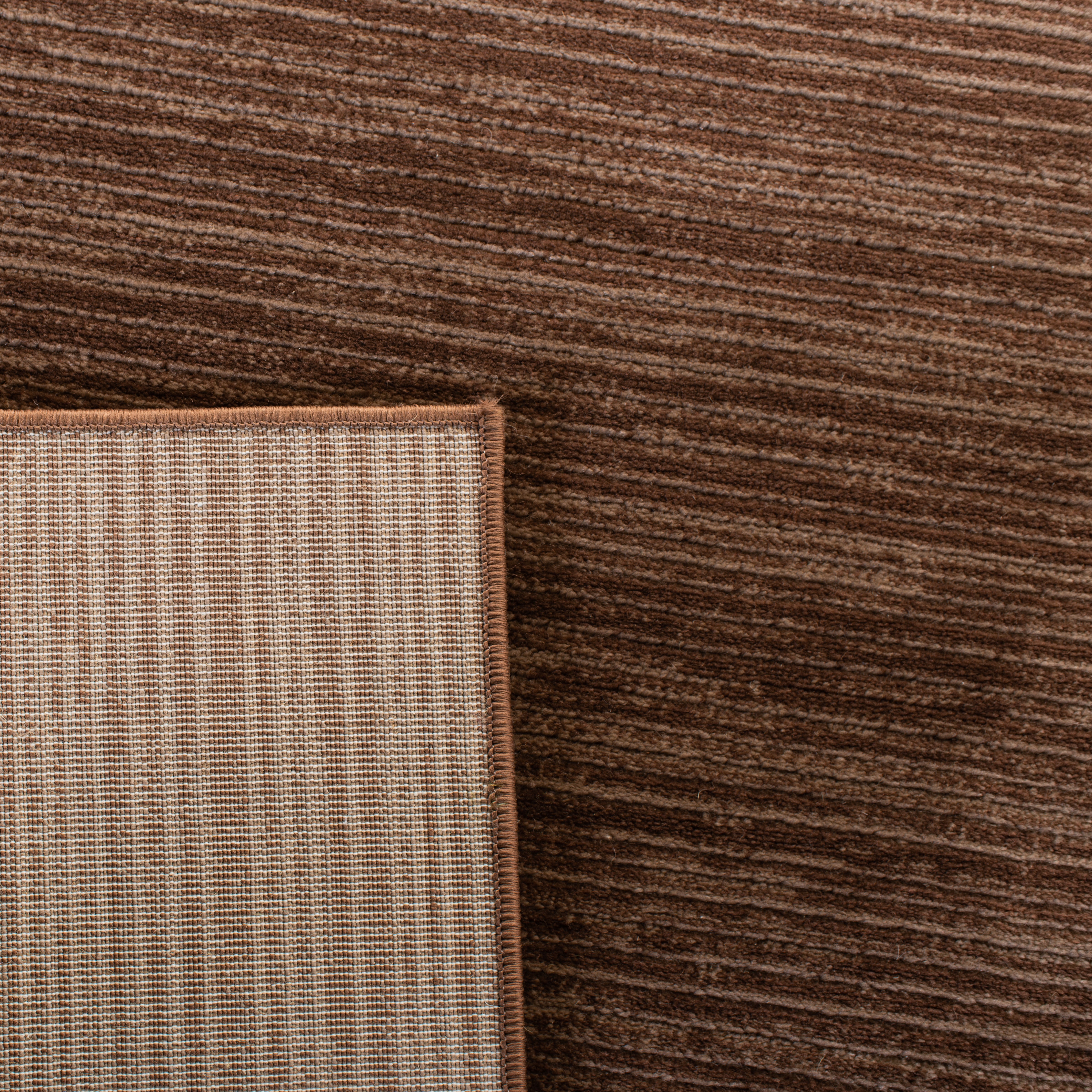 SAFAVIEH Vision Adrasteia Overdyed Solid Runner, 2'2" x 16', Brown - Modern Design, Brown, Non-Shedding & Easy Cleaning, Ideal for Living Room, Bedroom, Dining Space, Entryway, Hallway, Kitchen