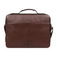 thumbnail image 5 of Hidesign Toledo Genuine Leather Medium Messenger Bag & Crossbody Bag with Pockets and Two Main Compartments - size (13.5"L x 10.6"H x 2.9"W), 5 of 6