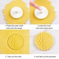 thumbnail image 6 of Cookie Stamps, Fondant Embosser Kit For Self-Embossing Plunger Cutter, Decorative Cookie Cutter To Shape Pastries, Fondant, Crafting Clay Ideal For Diy Activities With Family, 6 of 6