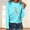 Sky Blue, variant on Runfenguu Spring Top For Women Graphic T Shirts Women'S Casual Fashion Long-Sleeve Crewneck Pullover Round-Neck Printing T-Shirt