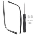 thumbnail image 1 of SUTENGDA 1 Paire de Branches de Lunettes Universelles de Remplacement Mode Bras en Métal, 1 of 7