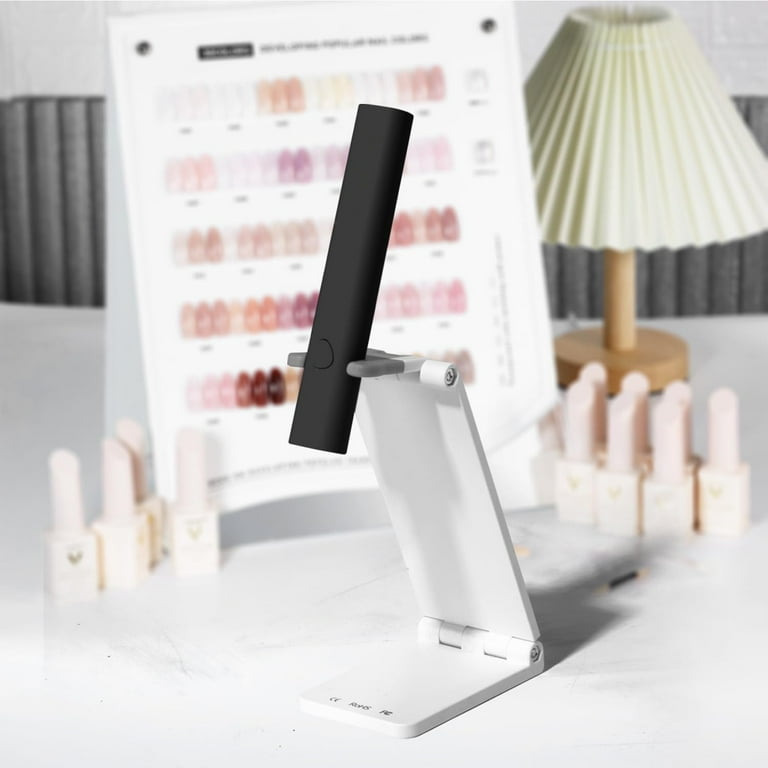 UV Light for Gel Nails, Mini UV LED Nail Lamp Handheld with Stand