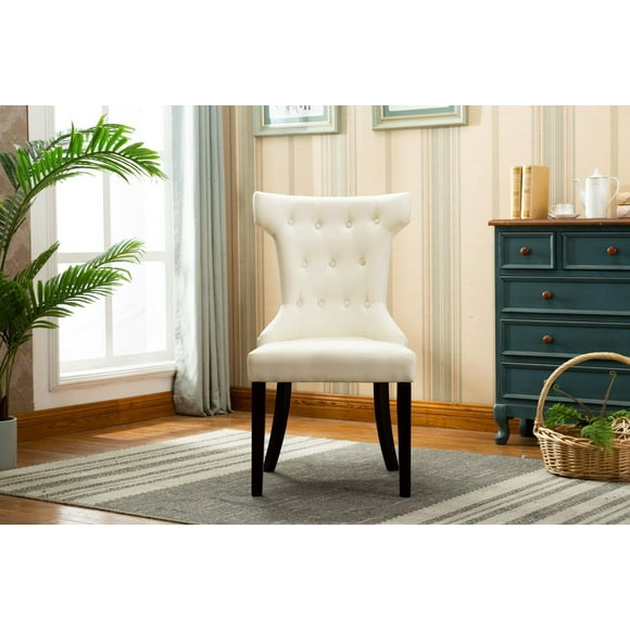 ERICA ENSEMBLE DE DEUX CHAISES D'ACCENT-BEIGE