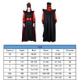 thumbnail image 3 of Disfraz de Jafar para adulto, mono, capa, sombrero para hombre, trajes para adultos, disfraz de Halloween, fiesta de carnaval, fantasía, juego de rol, 3 of 5