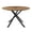 Walnut, variant on MDF and Iron Round Table | Used as Dining or End Table | Saves Time on Assembly and Cleaning
