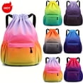 thumbnail image 2 of ENFOURCLASS High-Capacity Drawstring Backpack with Strap Pocket for Training & Travel, 2 of 17