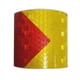thumbnail image 4 of Cinta reflectante de flecha, cinta de marca de advertencia, pegatina de estilo de coche (rojo + amarillo) Likrtyny Accesorios para autos y motos, 4 of 9