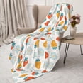 thumbnail image 3 of Sikiie Floral Strawberr Cozy Flannel Fleece Throw Blanket: Lightweight & Thick for All Seasons - Perfect for Women, Men, & Kids"80"x60", 3 of 6
