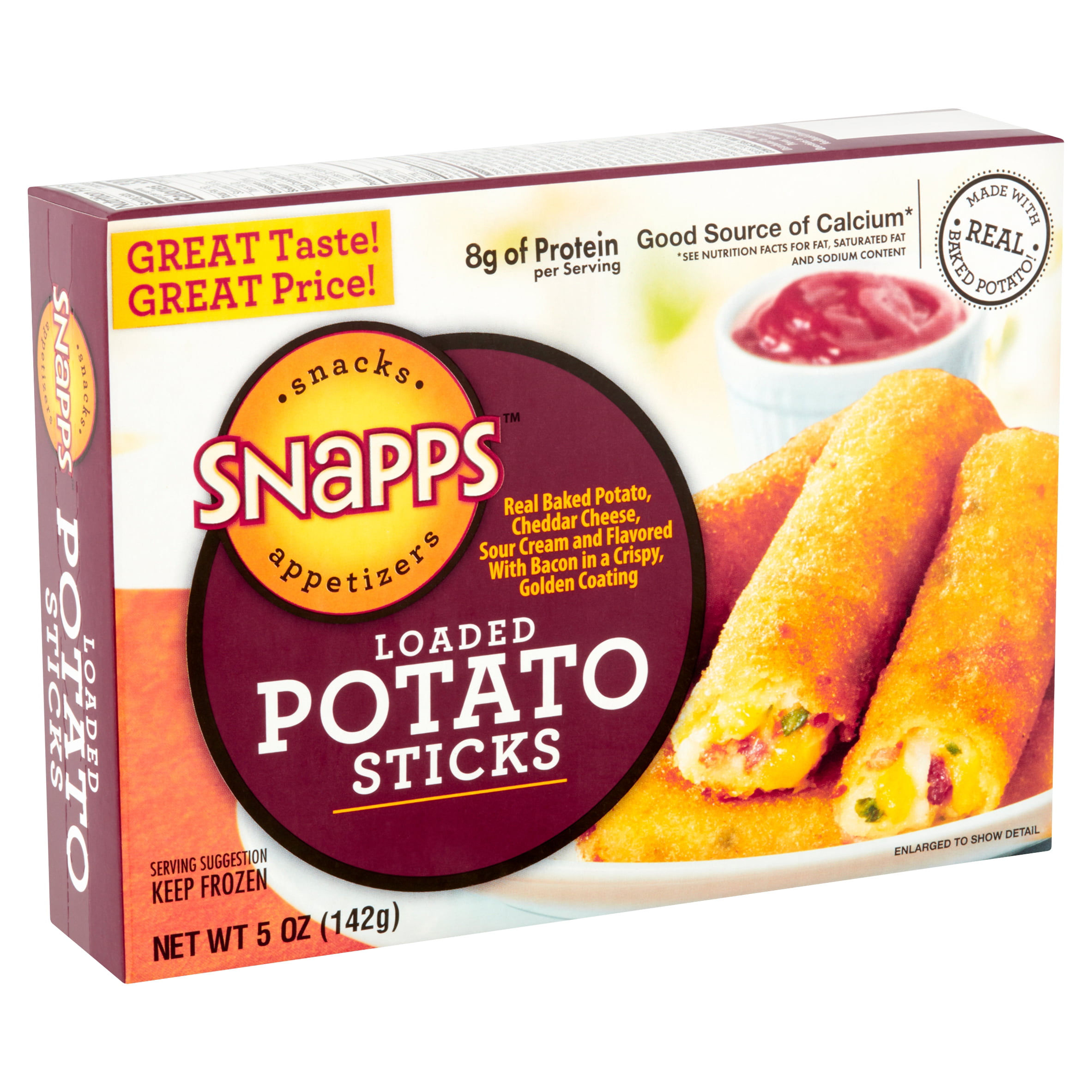 Snapps Loaded Potato Sticks, 5 oz