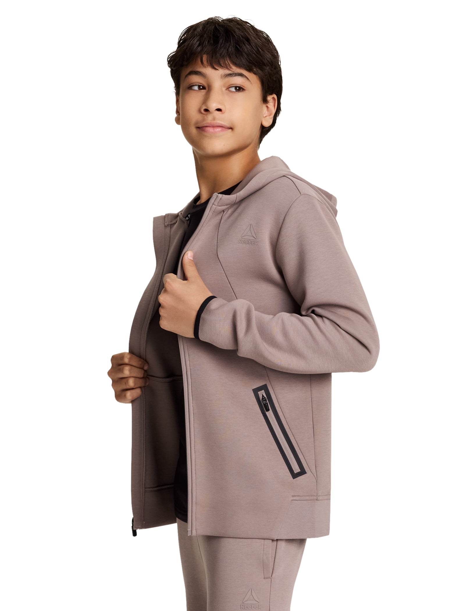 Reebok Boy's Momentum Full-Zip Hoodie, Sizes 4-18