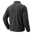 thumbnail image 3 of Men's Soft Polar Fleece Jacket with Pockets Lightweight Outdoor Recreation Full Zip Coat Long Sleeve Stand Collar Jacket, 3 of 6