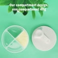 thumbnail image 4 of Contenedor de fórmula giratorio de cuatro compartimentos antiderrames para llevar, contenedor de bocadillos de leche en polvo para niños para viajes al aire libre de bebés y niños pequeños, 4 of 5