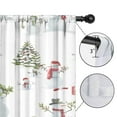 thumbnail image 4 of Blackout Kids Curtains,White Christmas Snowman Pattern Childrens Insulated Curtains Set Of 2,Bedroom Essentials,Toddler Room Decor 52"x63", 4 of 5