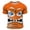 Z35-Orange, variant on Big and Tall Graphic T Shirts for Men Soft Breathable Crew Streetwear Tee Tops Summer Short Sleeve Tee Shirts for Men
