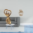 thumbnail image 2 of Estatua de pareja,Figura de pareja,arte moderno,artesanía,regalo de boda,Escultura de pareja para decoración de San Valentín,Estatua abstracta,Estatua abstracta para decoración del, 2 of 8
