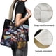 thumbnail image 3 of Voltron Legendary Defender Bolso de tela con estampado de lienzo para mujer, bolsa de compras reutilizable y estética, con cremallera interior, regalo para mujer,40*45cm., 3 of 6