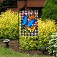 thumbnail image 3 of Briarwood Lane Spring Garden Flag 12x18 For Outdoor Checkered Butterflies For Spring Garden Flag Flags For Outside, 3 of 4