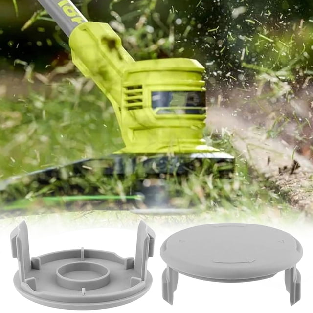 YWIYIUD 1PC Grey Portable and Practical Trimmer Spool Caps 3x1.3inch Durable Cordless String Trimmers Replacement Parts Suitable or Line Trimmer