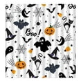thumbnail image 2 of Halloween Boo Shower Curtain Halloween Bathroom Curtain Skull Bat Spider Bathtubs Decor Washable Durable Polyester Fabric Bathroom Curtains 35.4*70.8 in, 2 of 9