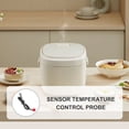 thumbnail image 3 of FUTUREORYY Stove Thermometer Temperature Probe Cooking Multi ABS 1Pack, 3 of 8