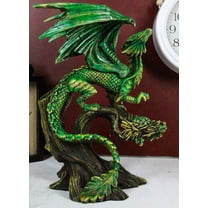 Ebros Gaia Tree Ent Earth Adult Mother Dragon Perching On Branch Figurine 10"H