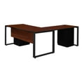 thumbnail image 5 of Regency Structure 72 x 78 in. Corner L Desk with Metal Pedestal Drawer- Maple, 5 of 10