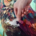 thumbnail image 3 of Geometric Owl Jigsaw Puzzle 500 Pieces, Zigsaw with Storage Bag and Reference Picture Easy to Solve Family Game Creative Gift for Friends Parents Grandparents, 3 of 6