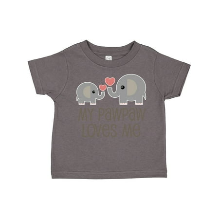 

Inktastic My Pawpaw Loves Me Grandchild Gift Toddler Boy or Toddler Girl T-Shirt