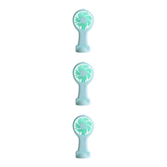 Ventilador Portátil Cateissary de Carga USB Color Blanco Rosa Azul Verde