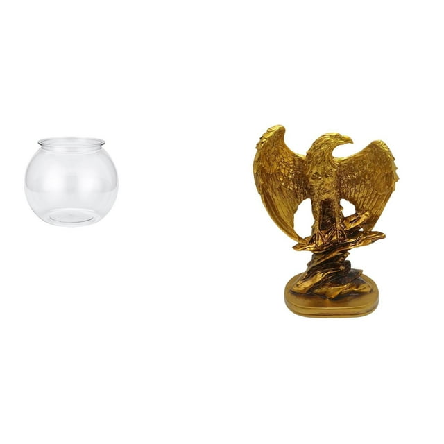 Jarrón Transparente Pequeño Para Pecera, Adorno De Mesa, Cuenco Para Acuario, Para Oficina, Hogar, Plantas, Estatua, Escultura, Obra De Arte De Escritorio, Regalo Decorativo Para Comedor.