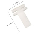 thumbnail image 4 of OULII 30Pcs White Plastic Rectangular Windshield Fixing Clip for Automotive Panel Holder and Securement, 4 of 5