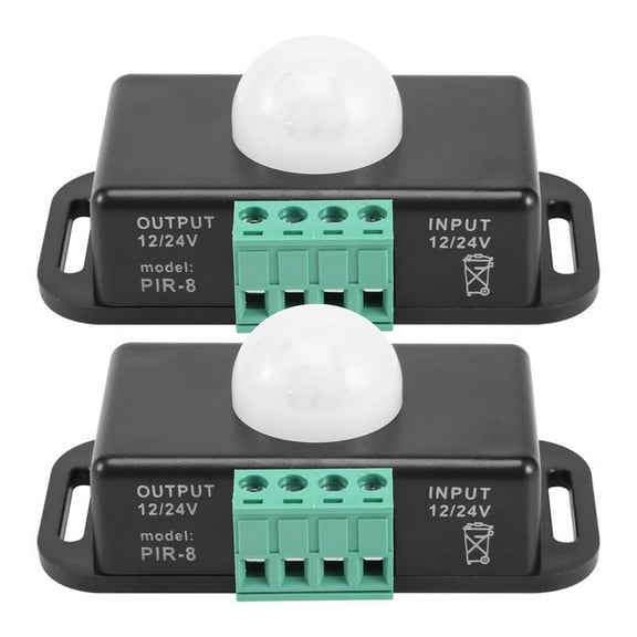 12V 24V PIR Sensor LED for LED Strips Light, 2 Pack