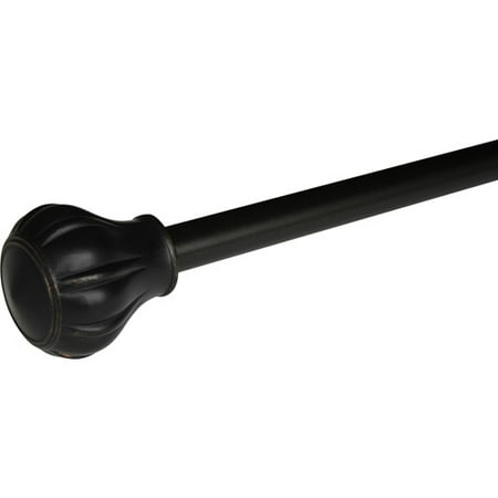 Orchid Curtain Rod Set, 1" Diameter Rod