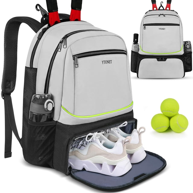 Mochila de tenis Ytonet con 2 compartimentos aislantes para raquetas