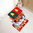 thumbnail image 2 of Farfi alfombra de suelo navideño muñeca sin cara cabina telefónica árbol antideslizante rectangular divertida entrada enana alfombra de suelo decoración de fiesta navideña, 2 of 5