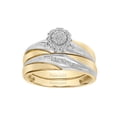 thumbnail image 2 of Diamond-Accent 10k Yellow & White Gold "Togetherness" Women's Bridal Set by Keepsake, 2 of 6