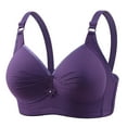 thumbnail image 2 of Weiqiqre Bras for Women Wireless No Underwire Push Up Bra Full Coverage Racerback Supportive Everyday Bralettes, 2 of 3
