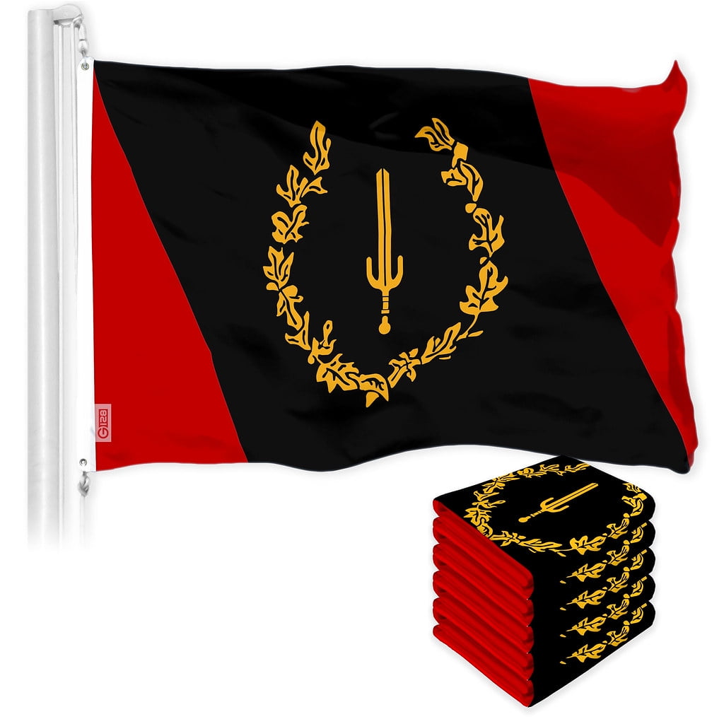 G128 10 Pack: Pan African Flag | 3x5 Ft | LiteWeave Pro Series