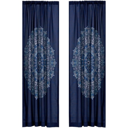 Mainstays Oversized Medallion Panel, Set of 2