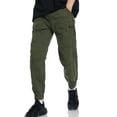 thumbnail image 1 of Puntoco Pantalones ajustados de longitud completa con bolsillos laterales y pies pequeños para hombre, 1 of 8