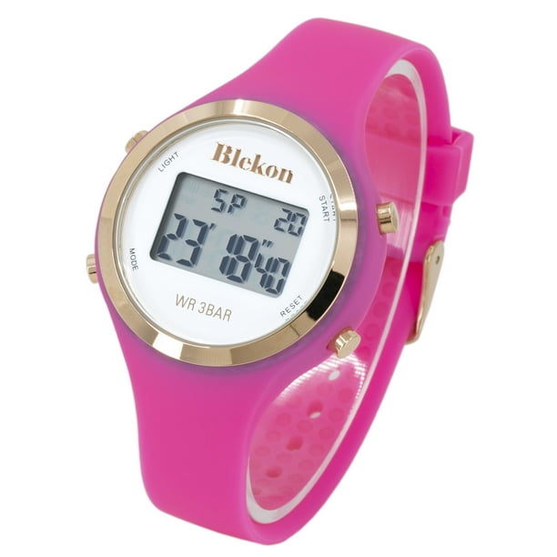 Blekon Orginal Outdoor Sports Womens Digital Watch LightUp Ladies