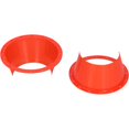 thumbnail image 3 of Cubierta impermeable roja para altavoz de coche de 2 piezas, sistema potenciador de altavoz con tapa estriada y almohadilla de protección antideslizante universal roja ultrafina, 3 of 5