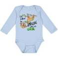 thumbnail image 3 of Inktastic Id Rather Be Hanging with my Oma- Cute Sloths Boys or Girls Long Sleeve Baby Bodysuit, 3 of 5