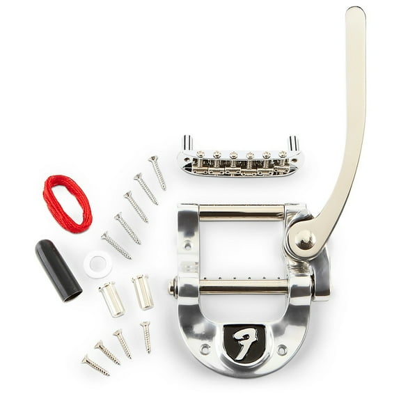 Bundle B5 Fender Vibrato Kit, Original Fender Logo For Telecaster Guitars Chrome
