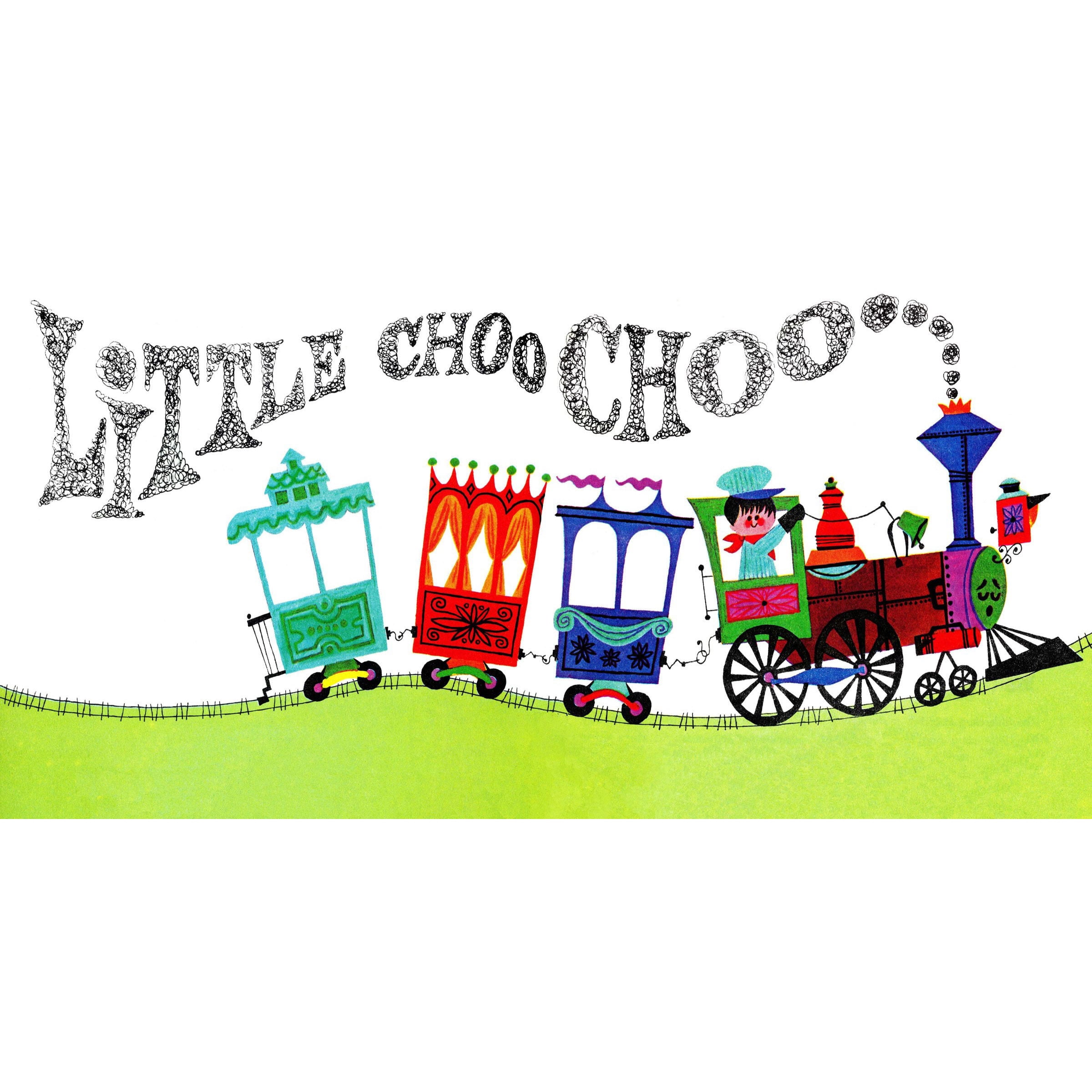 Marmont Hill Inc Marmont Hill 'Little Choo Choo' by Curtis Painting Print on Canvas - Multi-color