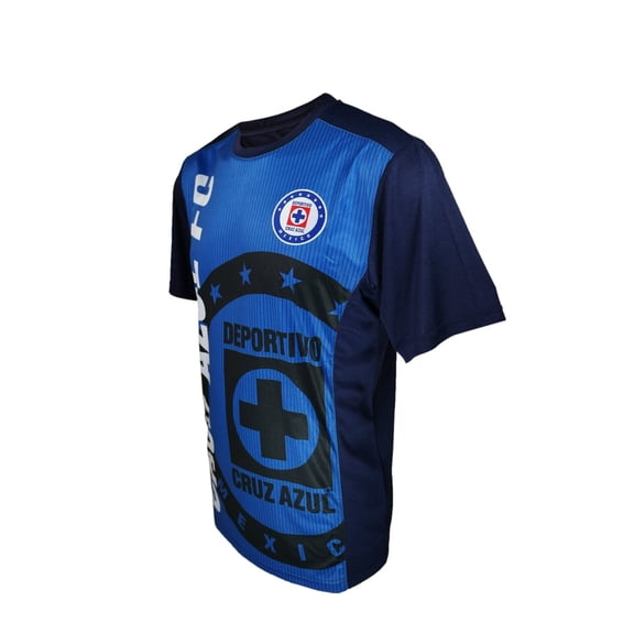 Icon Sports Men Cruz Azul Officially Licensed Soccer Poly Shirt Jersey -06 Small