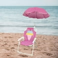 thumbnail image 1 of Silla de camping para niños, plegable, con sombrilla, práctica, portátil, para playa, picnic, excursiones al aire libre, pesca en el patio helado, 1 of 8